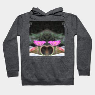 Curving Zinnia Heart Hoodie